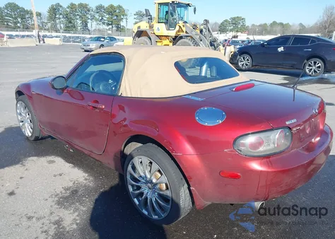 2006 Mazda Mx-5 Grand Touring из США, поврежденный, VIN JM1NC25F060110397
